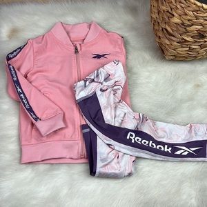 Reebok Toddler Girls 2 Piece Jacket & Joggers Set 3T
